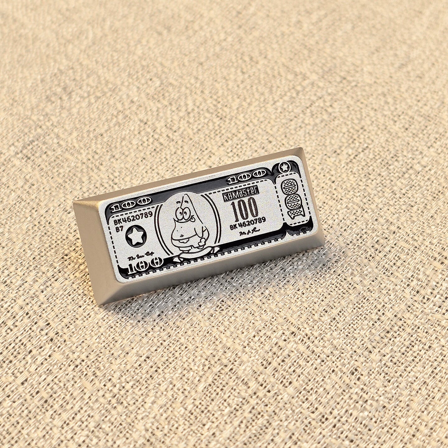 Anime themed design for US dollar bills, featuring aluminum alloy personalized keycaps, 2.25U personalized keycaps, and mechanical keyboard decorative keycaps