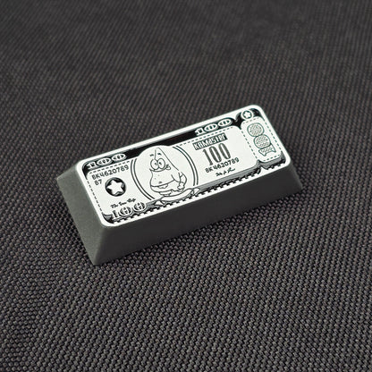 Anime themed design for US dollar bills, featuring aluminum alloy personalized keycaps, 2.25U personalized keycaps, and mechanical keyboard decorative keycaps