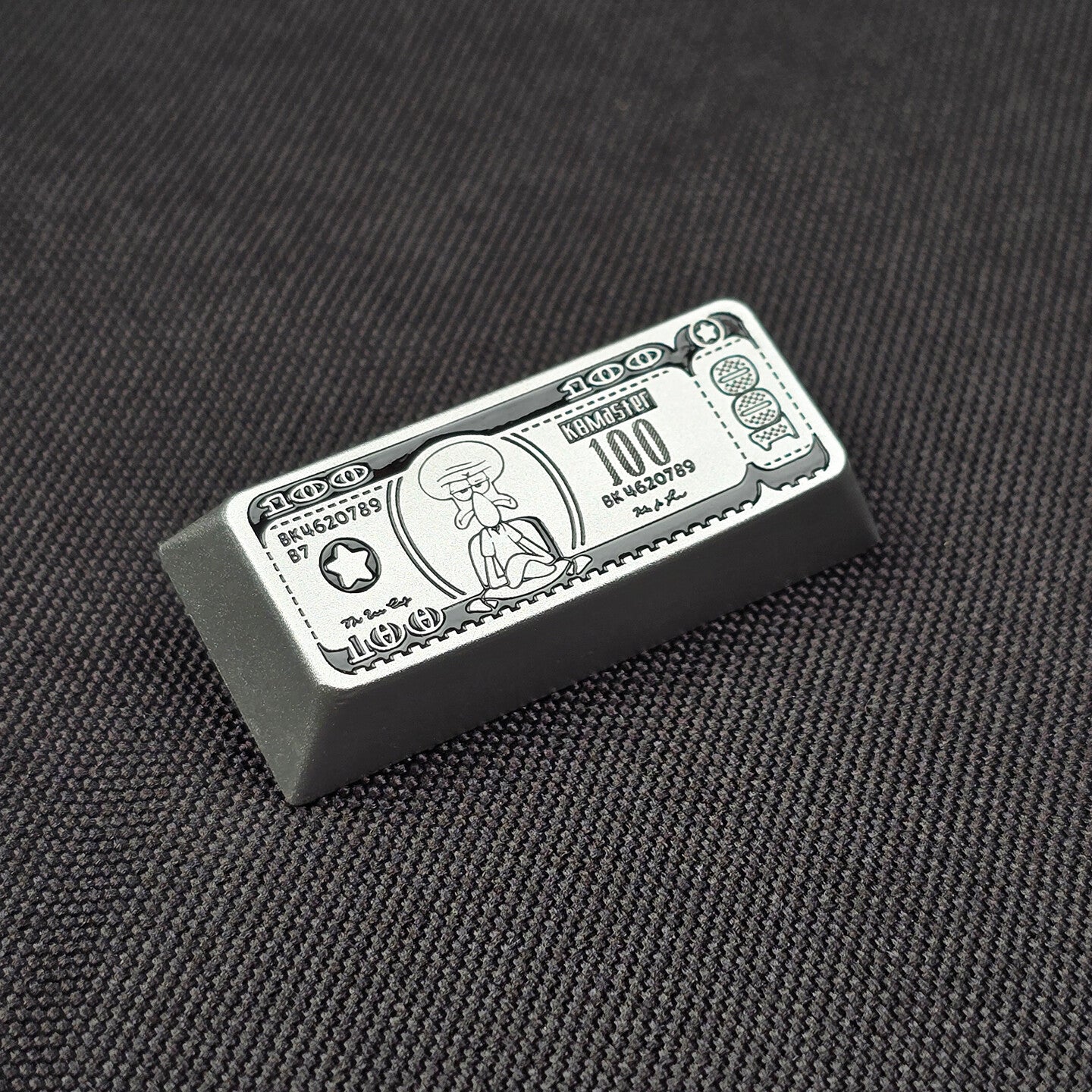 Anime themed design for US dollar bills, featuring aluminum alloy personalized keycaps, 2.25U personalized keycaps, and mechanical keyboard decorative keycaps