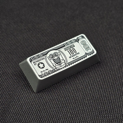 Anime themed design for US dollar bills, featuring aluminum alloy personalized keycaps, 2.25U personalized keycaps, and mechanical keyboard decorative keycaps