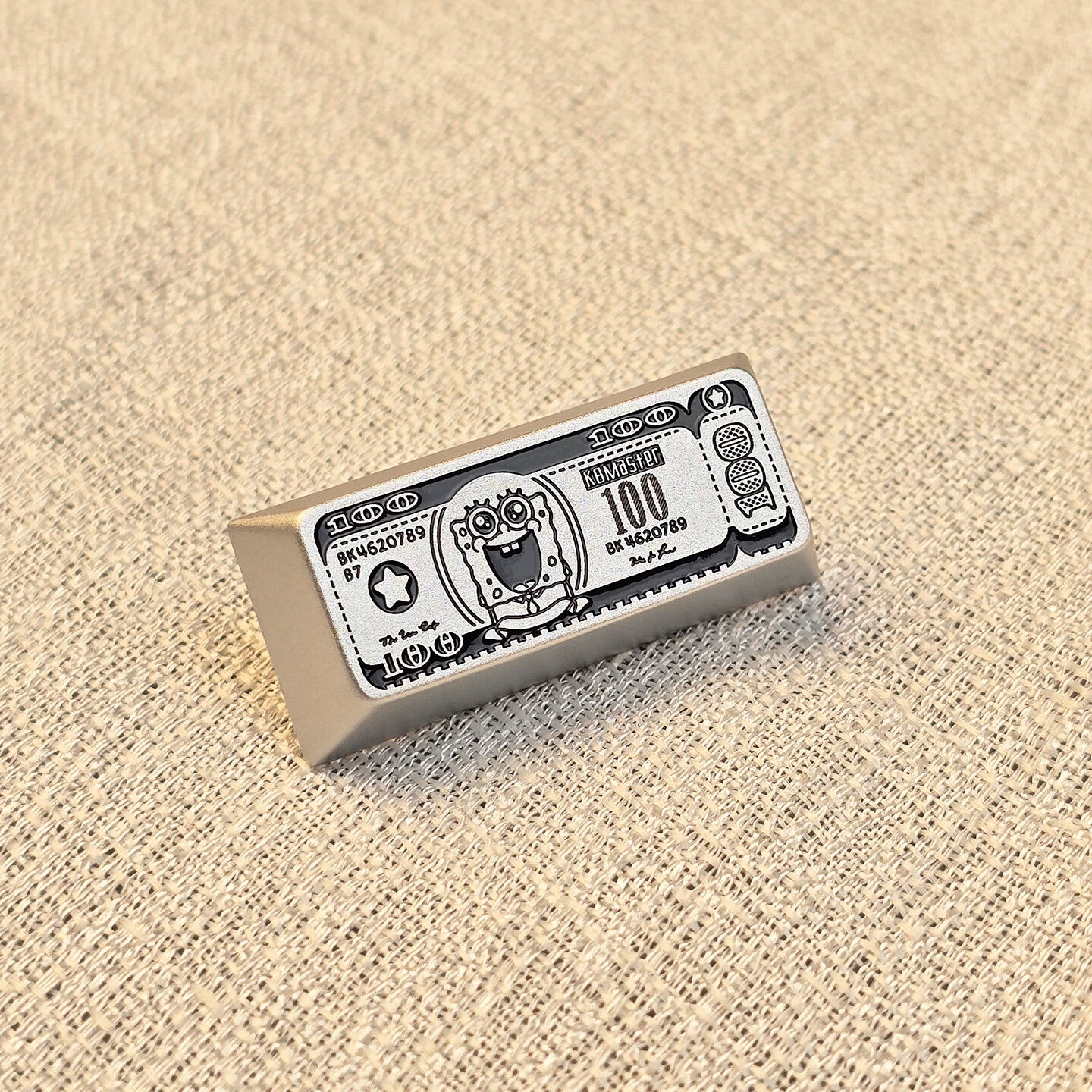 Anime themed design for US dollar bills, featuring aluminum alloy personalized keycaps, 2.25U personalized keycaps, and mechanical keyboard decorative keycaps