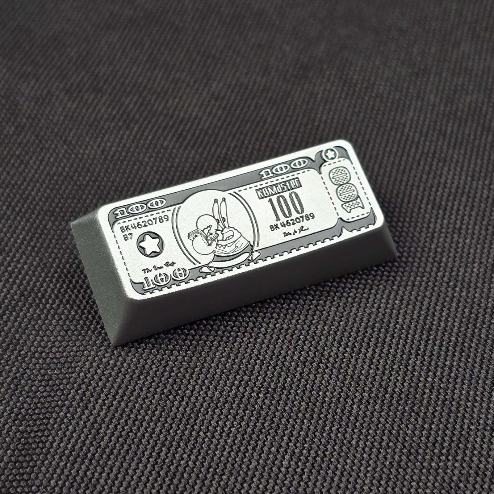 Anime themed design for US dollar bills, featuring aluminum alloy personalized keycaps, 2.25U personalized keycaps, and mechanical keyboard decorative keycaps