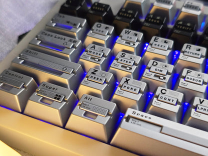 Parameterized V3 Personalized Keycaps Original Design, Unique Shape Metal Decorative Keycaps, Mechanical Keyboard Replacement Metal Corrosion Resistant Anode Keycaps