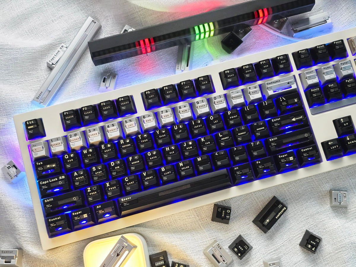 Parameterized V3 Personalized Keycaps Original Design, Unique Shape Metal Decorative Keycaps, Mechanical Keyboard Replacement Metal Corrosion Resistant Anode Keycaps
