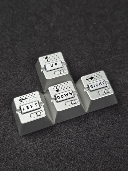 Parameterized V3 Personalized Keycaps Original Design, Unique Shape Metal Decorative Keycaps, Mechanical Keyboard Replacement Metal Corrosion Resistant Anode Keycaps