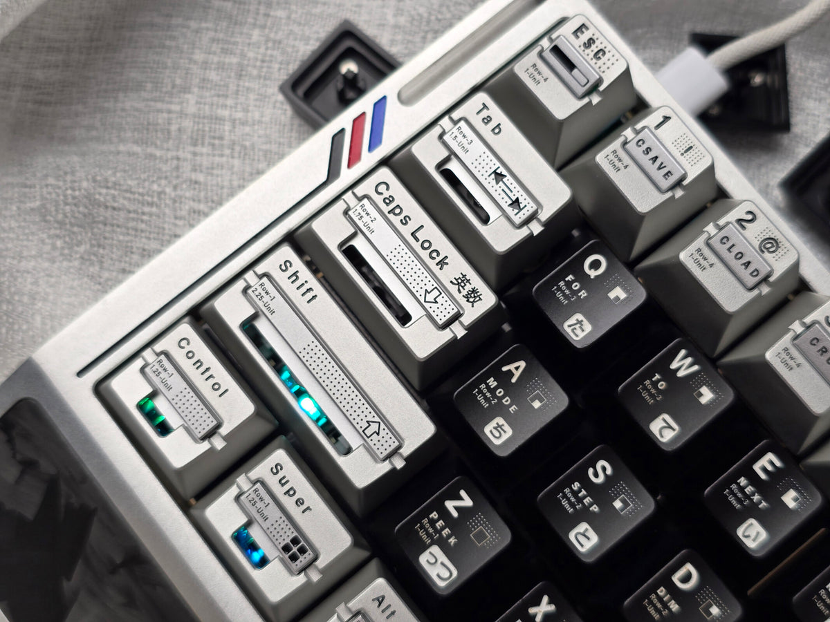 Parameterized V3 Personalized Keycaps Original Design, Unique Shape Metal Decorative Keycaps, Mechanical Keyboard Replacement Metal Corrosion Resistant Anode Keycaps