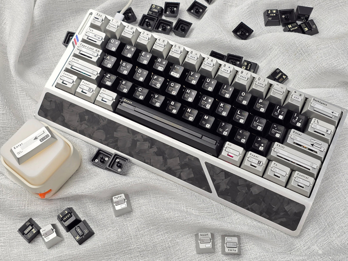 Parameterized V3 Personalized Keycaps Original Design, Unique Shape Metal Decorative Keycaps, Mechanical Keyboard Replacement Metal Corrosion Resistant Anode Keycaps