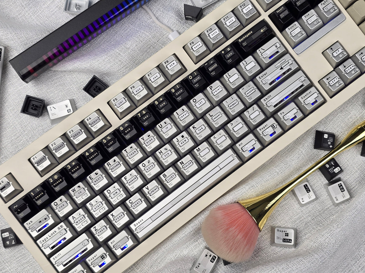 Parameterized V3 Personalized Keycaps Original Design, Unique Shape Metal Decorative Keycaps, Mechanical Keyboard Replacement Metal Corrosion Resistant Anode Keycaps