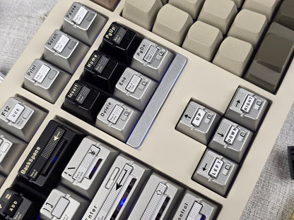 Parameterized V3 Personalized Keycaps Original Design, Unique Shape Metal Decorative Keycaps, Mechanical Keyboard Replacement Metal Corrosion Resistant Anode Keycaps