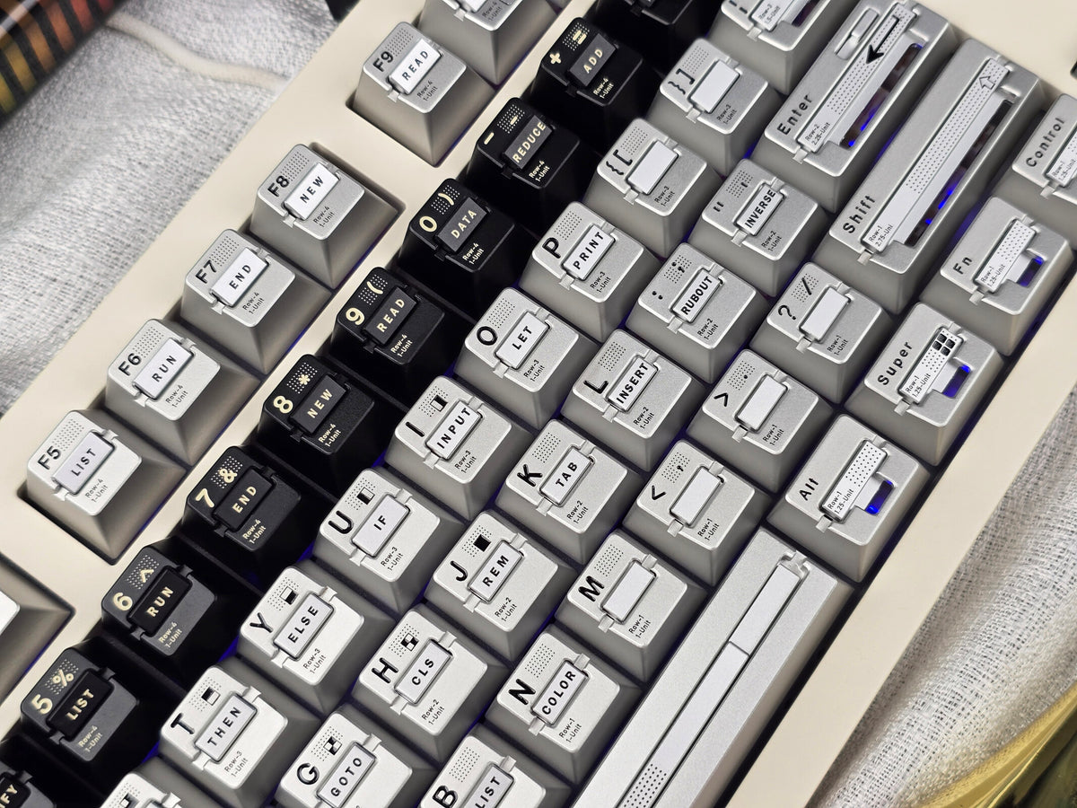 Parameterized V3 Personalized Keycaps Original Design, Unique Shape Metal Decorative Keycaps, Mechanical Keyboard Replacement Metal Corrosion Resistant Anode Keycaps