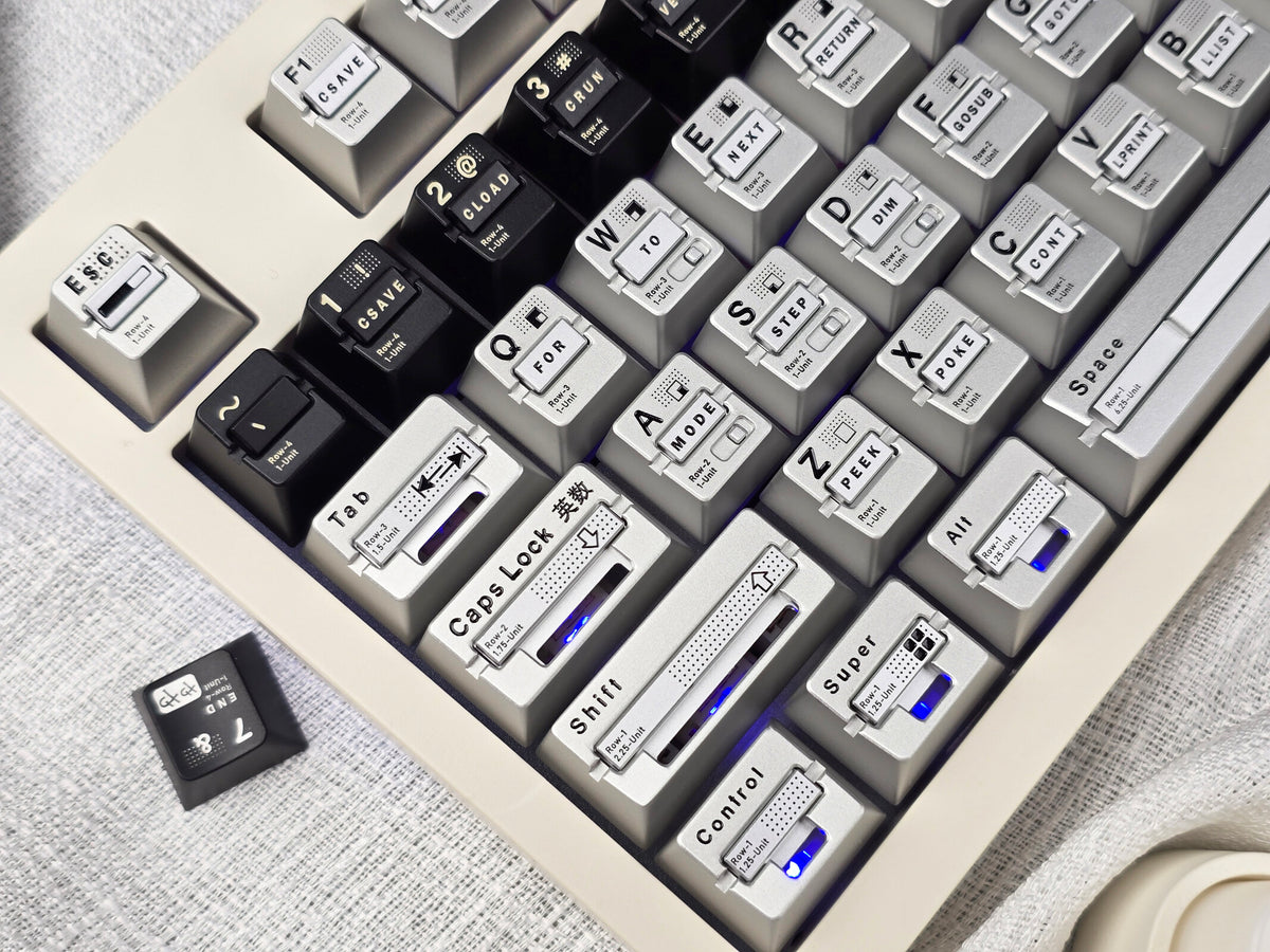 Parameterized V3 Personalized Keycaps Original Design, Unique Shape Metal Decorative Keycaps, Mechanical Keyboard Replacement Metal Corrosion Resistant Anode Keycaps