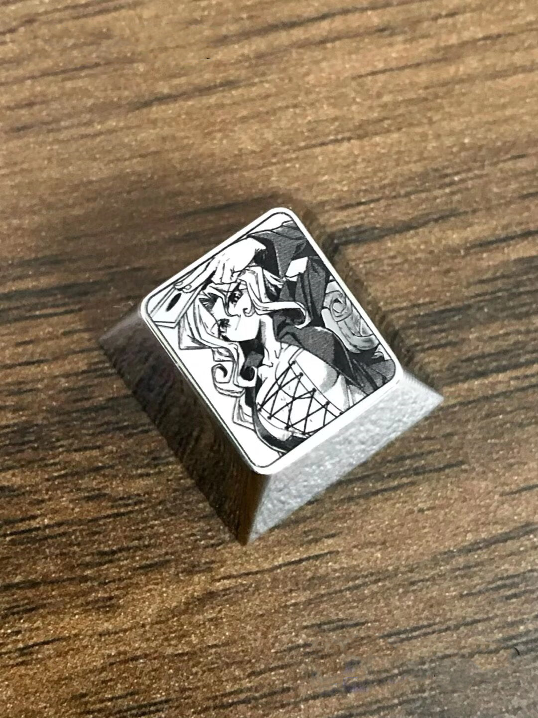 Yu-Gi-Oh!，Mai Valentine，1 U titanium alloy personalized keycaps, anime and game cultural creative keycaps, mechanical keyboard decorative keycaps