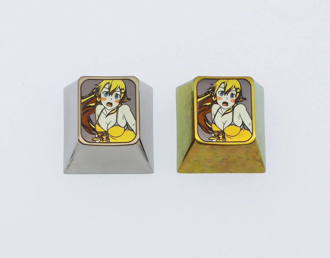 Sword Art Online，Kirigaya Suguha, titanium alloy carved keycaps, personalized keycaps.