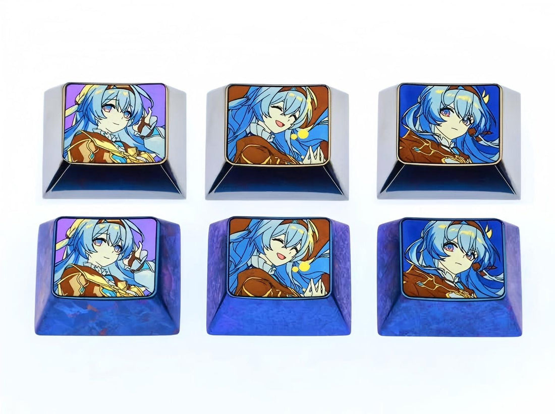 Honkai: Star Rail, Firefly, 1.25U titanium alloy carved keycaps, personalized keycaps for anime and game character peripherals