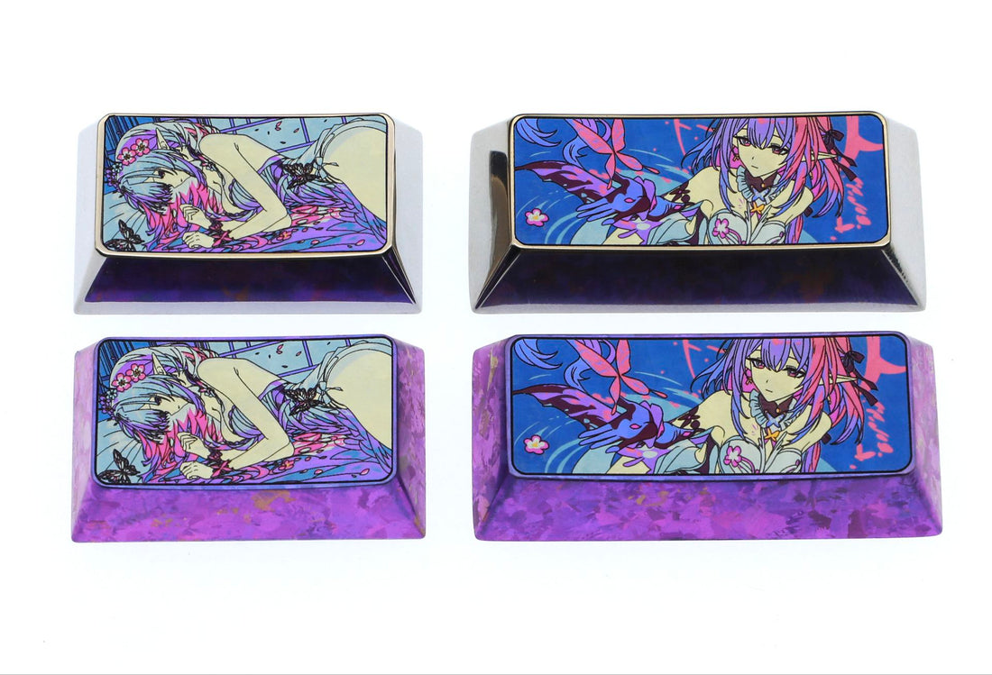 Honkai: Star Rail, Castoriuce, 1.75U/2.25U titanium alloy personalized keycaps, metal carved art keycaps for anime and games.