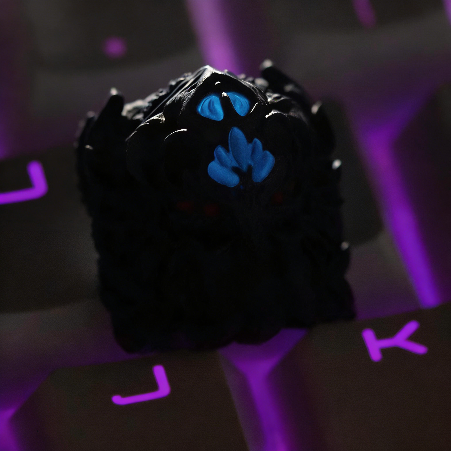 Cthulhu style design personalized keycaps, multi-color resin translucent decorative keycaps, mechanical keyboard art keycaps