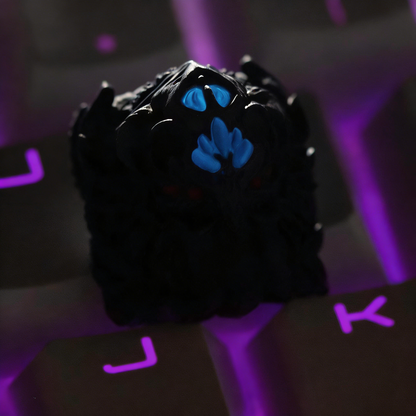 Cthulhu style design personalized keycaps, multi-color resin translucent decorative keycaps, mechanical keyboard art keycaps