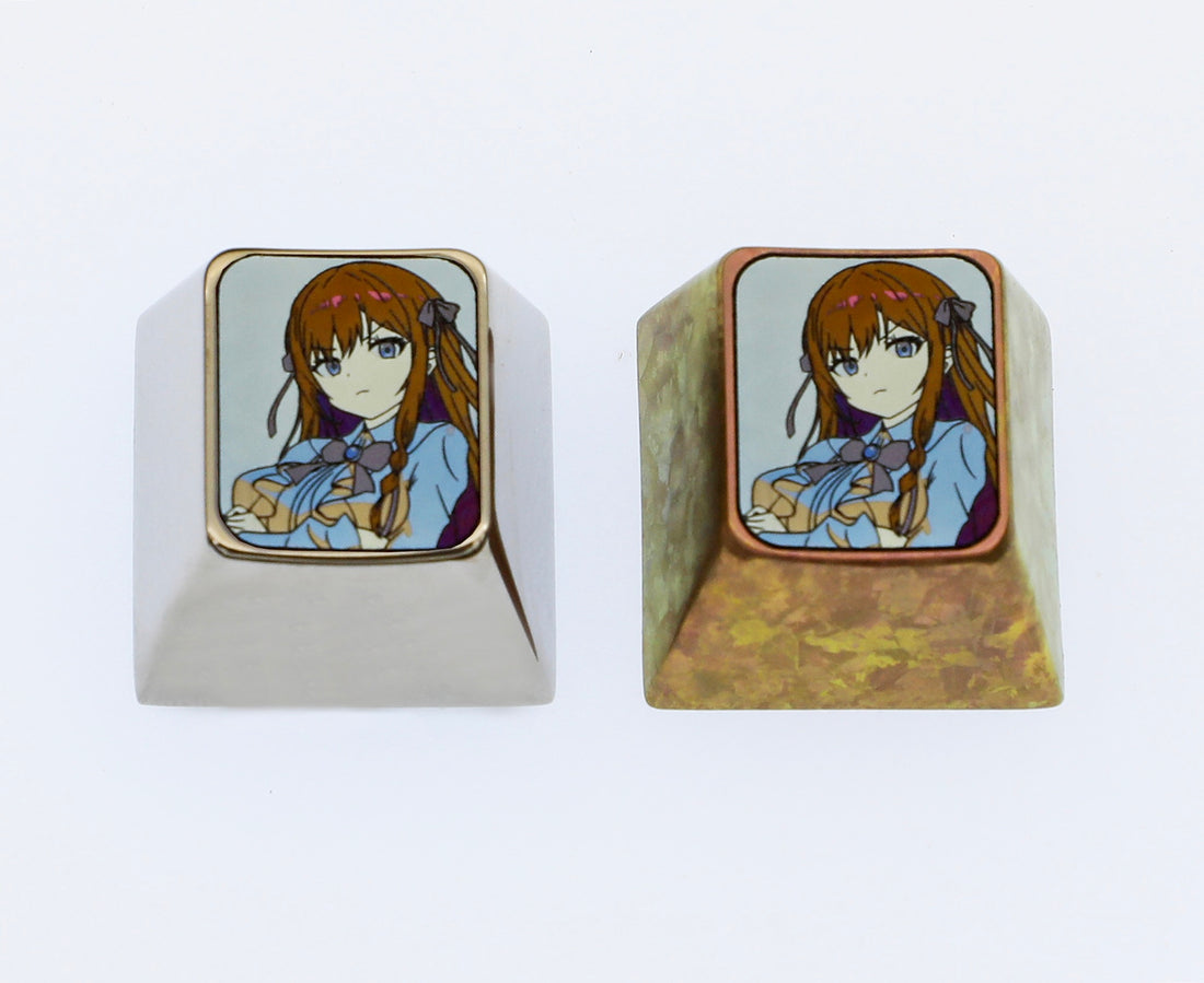 Alina, 1U titanium alloy, personalized keycaps, metal keycaps for anime, game, novel characters