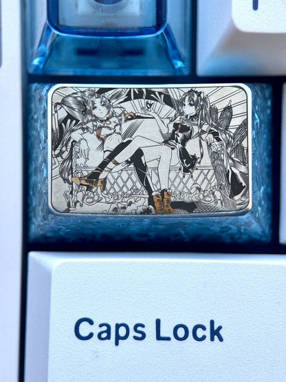 Fate, 1.5U titanium alloy precision carved personalized keycaps, anime and game cultural creative keycaps