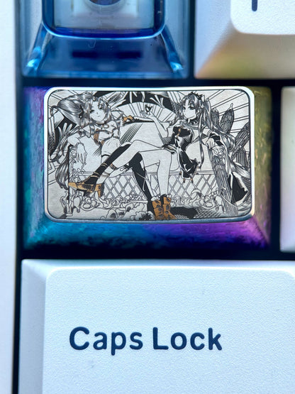 Fate, 1.5U titanium alloy precision carved personalized keycaps, anime and game cultural creative keycaps