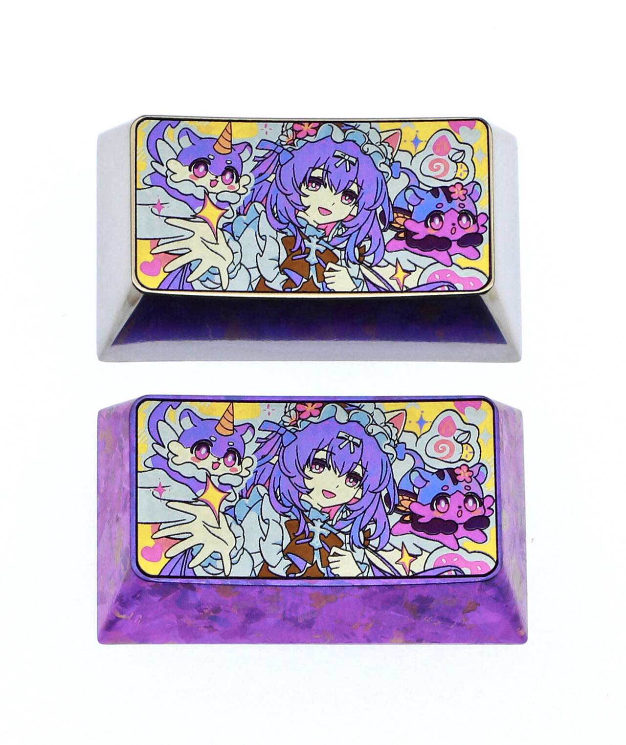 Honkai: Star Rail, Castoriuce, 1.75U titanium alloy personalized keycaps, game anime culture peripheral products, mechanical keyboard decoration keycaps