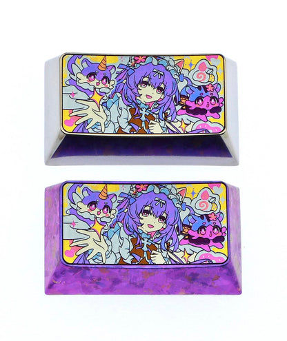 Honkai: Star Rail, Castoriuce, 1.75U titanium alloy personalized keycaps, game anime culture peripheral products, mechanical keyboard decoration keycaps