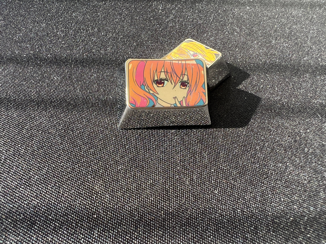 Roromiya Karuta, Cute loli, titanium alloy colored keycaps, mechanical keyboard decorative keycaps.
