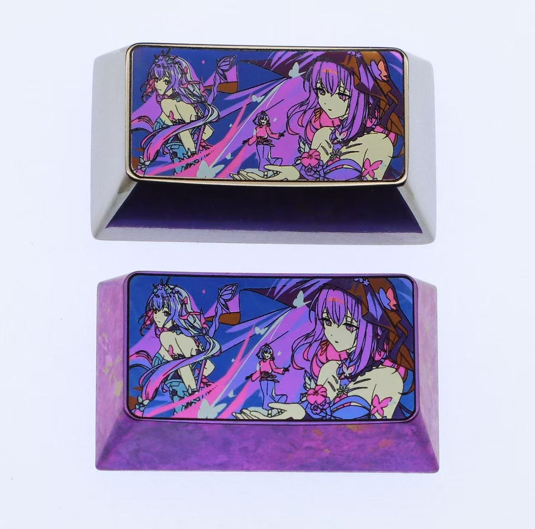 Honkai: Star Rail, Castoriuce, 1.75U titanium alloy personalized keycaps, anime and game culture creative metal carved keycaps