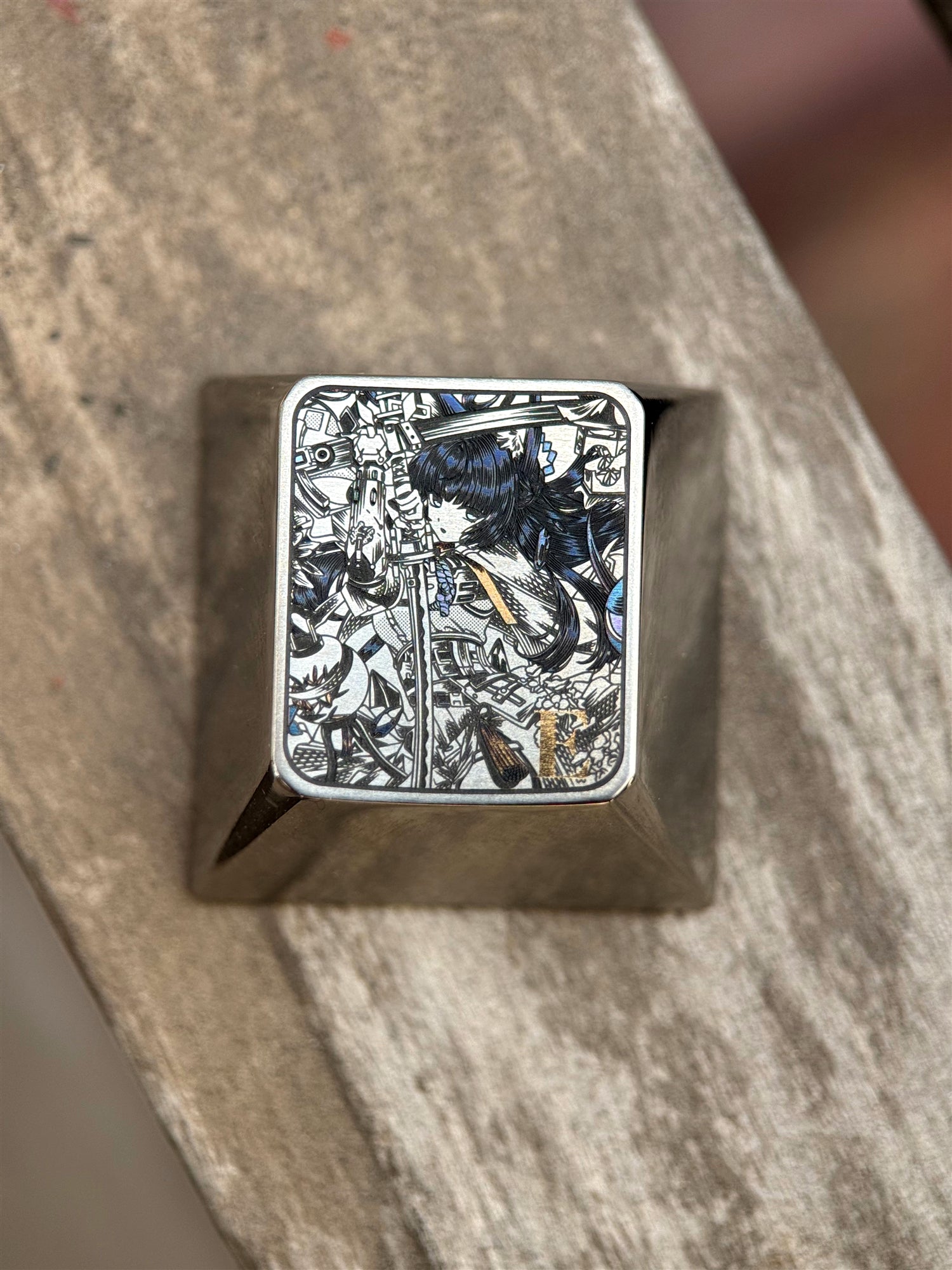 Zenless Zone Zero, 1U letter key collection, precision titanium alloy personalized keycaps, creative keycap decorations for anime and gaming peripherals