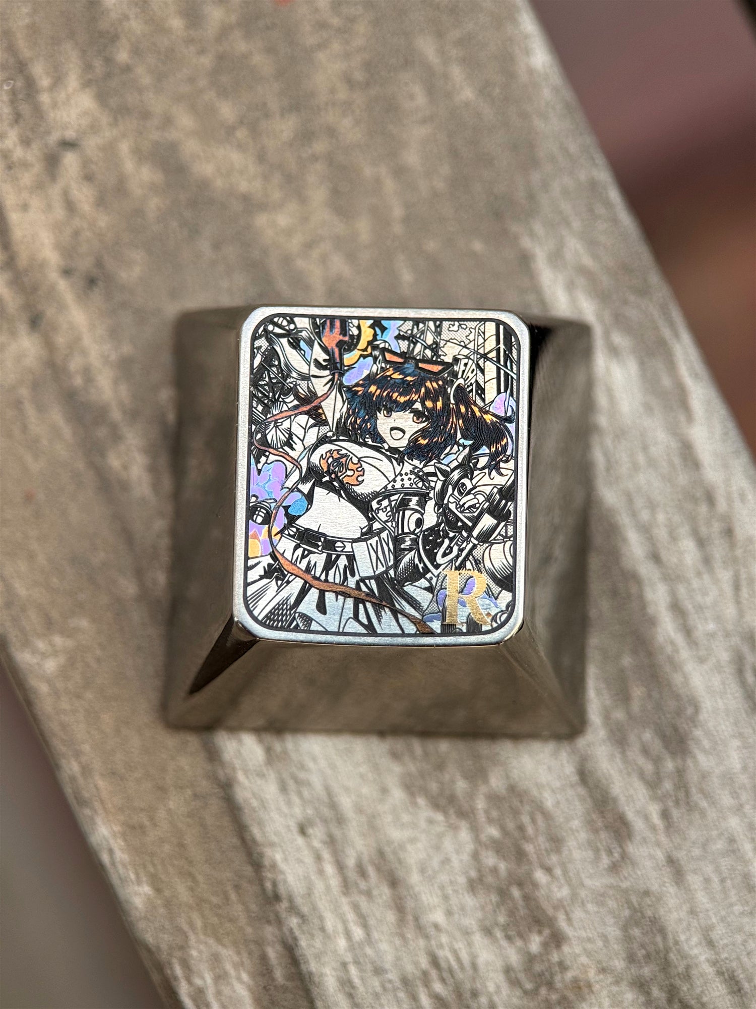 Zenless Zone Zero, 1U letter key collection, precision titanium alloy personalized keycaps, creative keycap decorations for anime and gaming peripherals