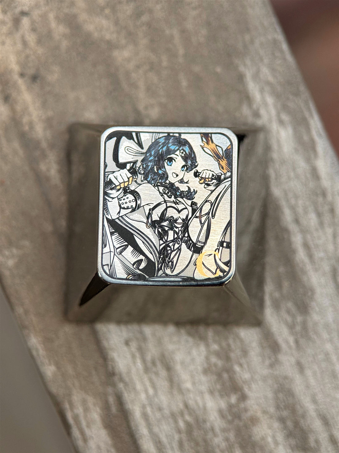 Zenless Zone Zero, 1U letter key collection, precision titanium alloy personalized keycaps, creative keycap decorations for anime and gaming peripherals