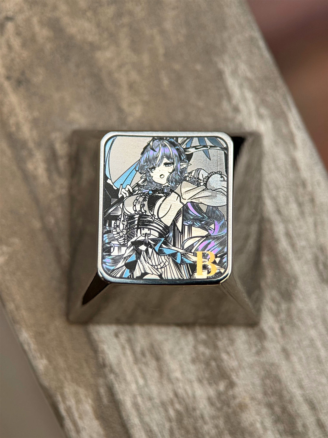 Zenless Zone Zero, 1U letter key collection, precision titanium alloy personalized keycaps, creative keycap decorations for anime and gaming peripherals