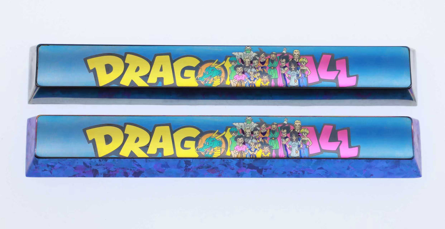 Dragon Ball series, 6.25U/7U Spacebar Titanium Alloy Personalized Keycaps, Anime Game Culture Peripheral Products Mechanical Keyboard Decorative Keycaps