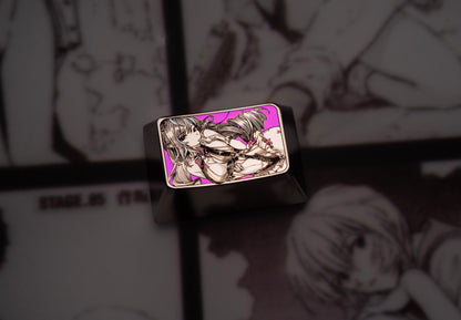 Zenless Zone Zero, Vivian Banshee, 1.5U titanium alloy personalized keycaps, anime, gaming, cultural and creative mechanical keyboards, metal decorative keycaps