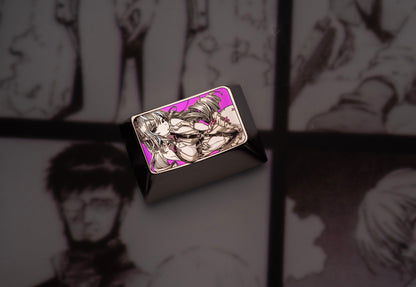 Zenless Zone Zero, Vivian Banshee, 1.5U titanium alloy personalized keycaps, anime, gaming, cultural and creative mechanical keyboards, metal decorative keycaps