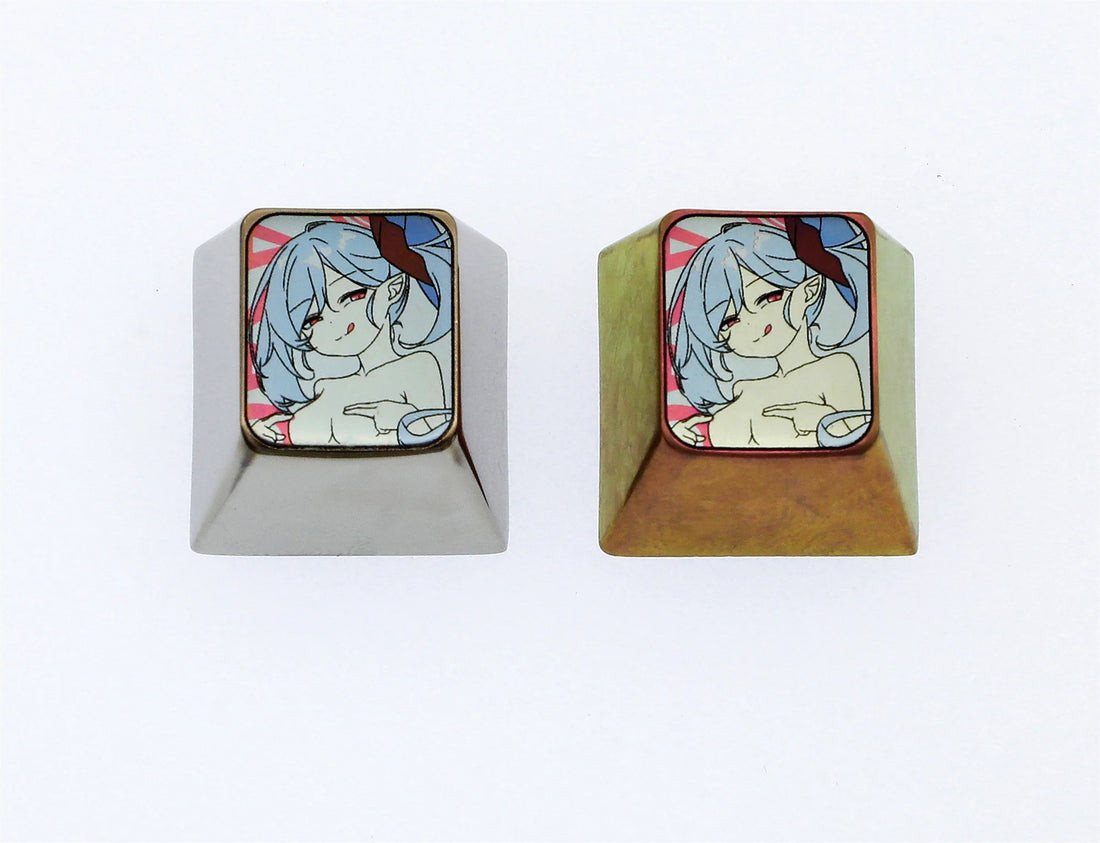Blue Archive，Blue Archive， Colorful titanium alloy carving, personalized keycaps for mechanical keyboards.