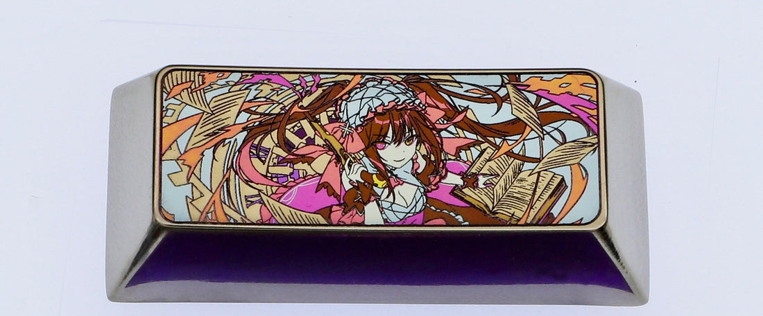 Tokisaki Kurumi, 2.25U titanium alloy personalized keycap, metal decorative keycap