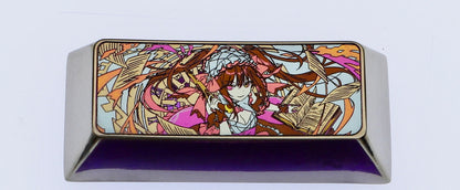 Tokisaki Kurumi, 2.25U titanium alloy personalized keycap, metal decorative keycap