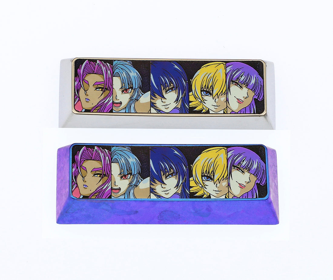 Action Taimanin, 2.75U titanium alloy personalized keycap, metal decorative art keycap