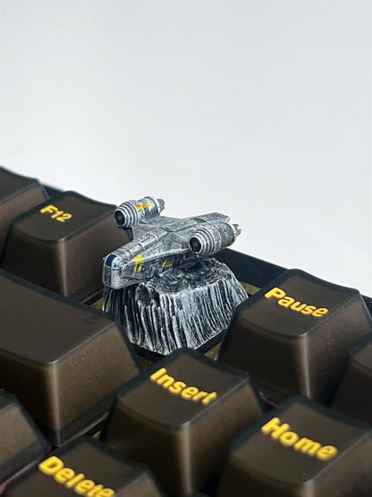 Star Wars, Star Flagship, Spacecraft Collection, Personalized Resin Coated Keycaps, Film Culture Peripheral Mechanical Keyboard Decorative Keycaps.