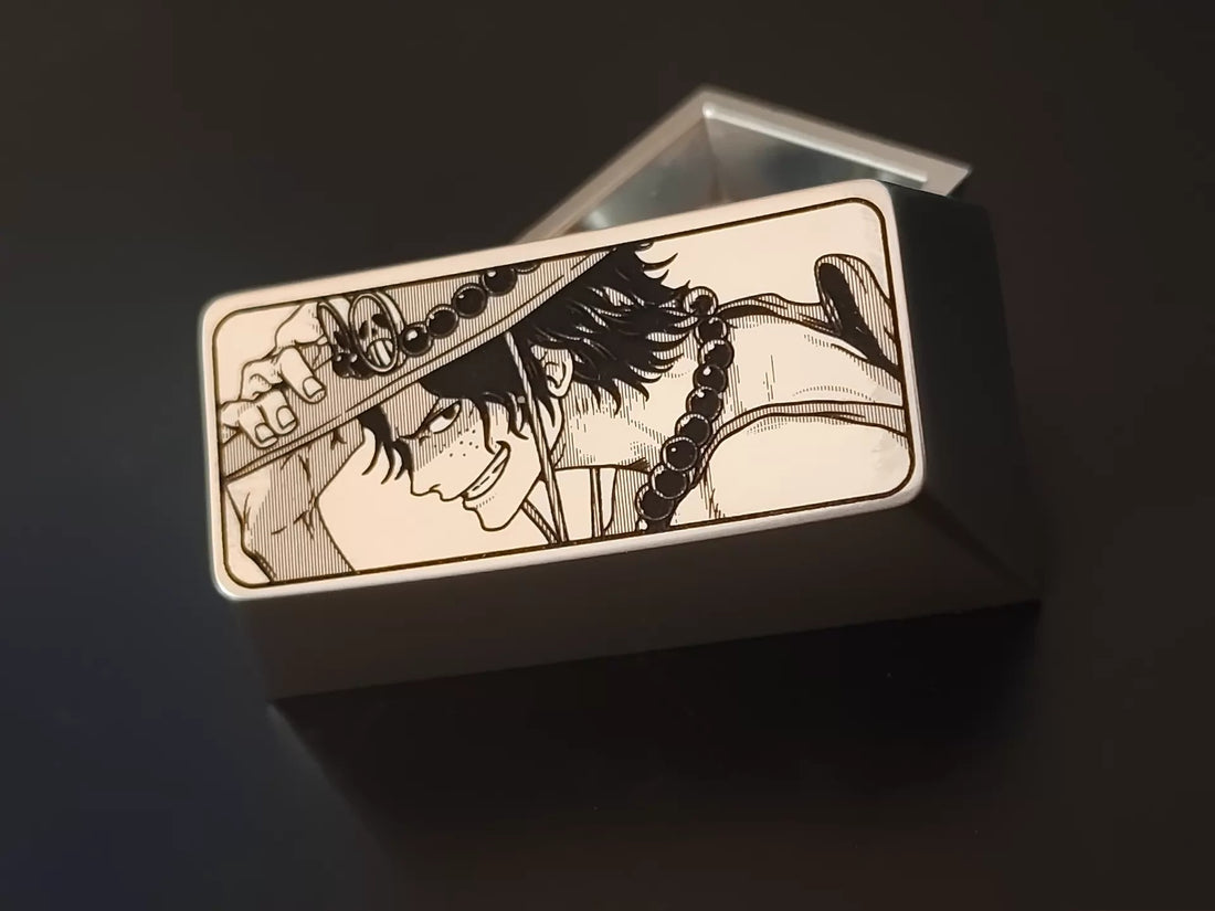 One Piece Portgas · D · Ace zinc alloy/titanium alloy, 2.25U/2U personalized keycaps, anime character keycaps, mechanical keyboard decoration keycaps