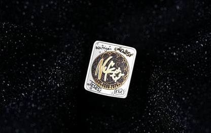 CS2 CSGO Falcons Nikko Signature, 1U Titanium Alloy Gold Plated Personalized Keycaps, FPS Game Custom Keycaps, Mechanical Keyboard Decorative Keycaps