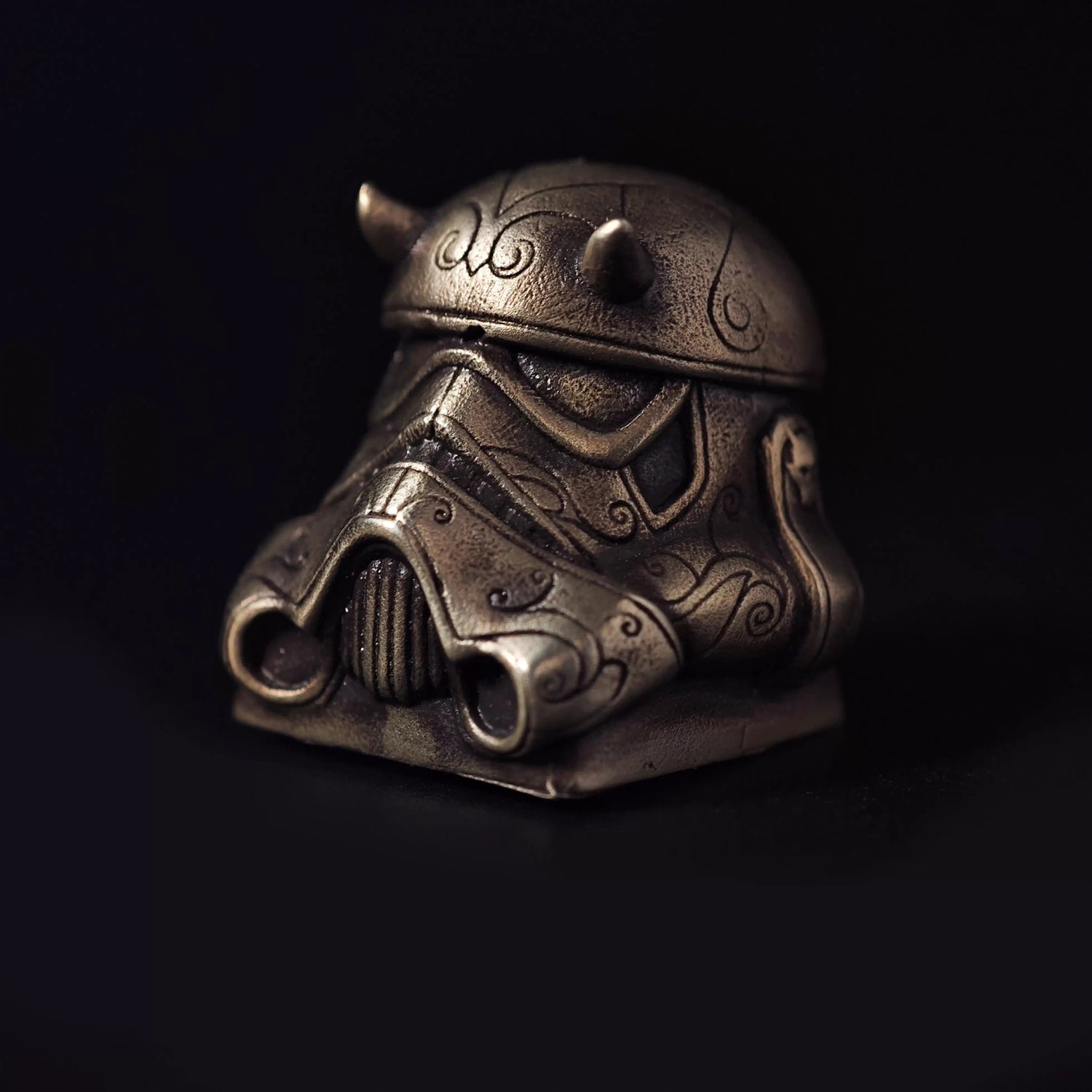 Star Wars, Imperial Stormtrooper，Mandalore， Metal material casting personalized keycaps, anime, games, movies, cultural and creative decorative keycaps