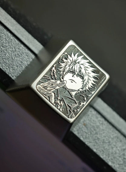 Jujutsu Kaisen, Gojo Satoru Zinc Alloy Metal Personalized Keycaps Anime Metal Keycaps, Mechanical Keyboard Decorative Keycaps