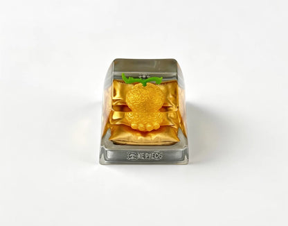 One Piece series, Devil Fruit/Akuma no Mi theme coating and sealing design, Crystal Resin Personalized Keycaps, Anime Game Culture Creative Resin Keycaps, Mechanical Keyboard Art Decorative Keycaps