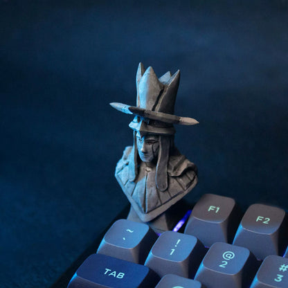 solo leveling, Hand painted personalized keycaps, decorative keycaps for anime, gaming, and cultural peripherals， Mechanical keyboard decorative art paired with keycaps
