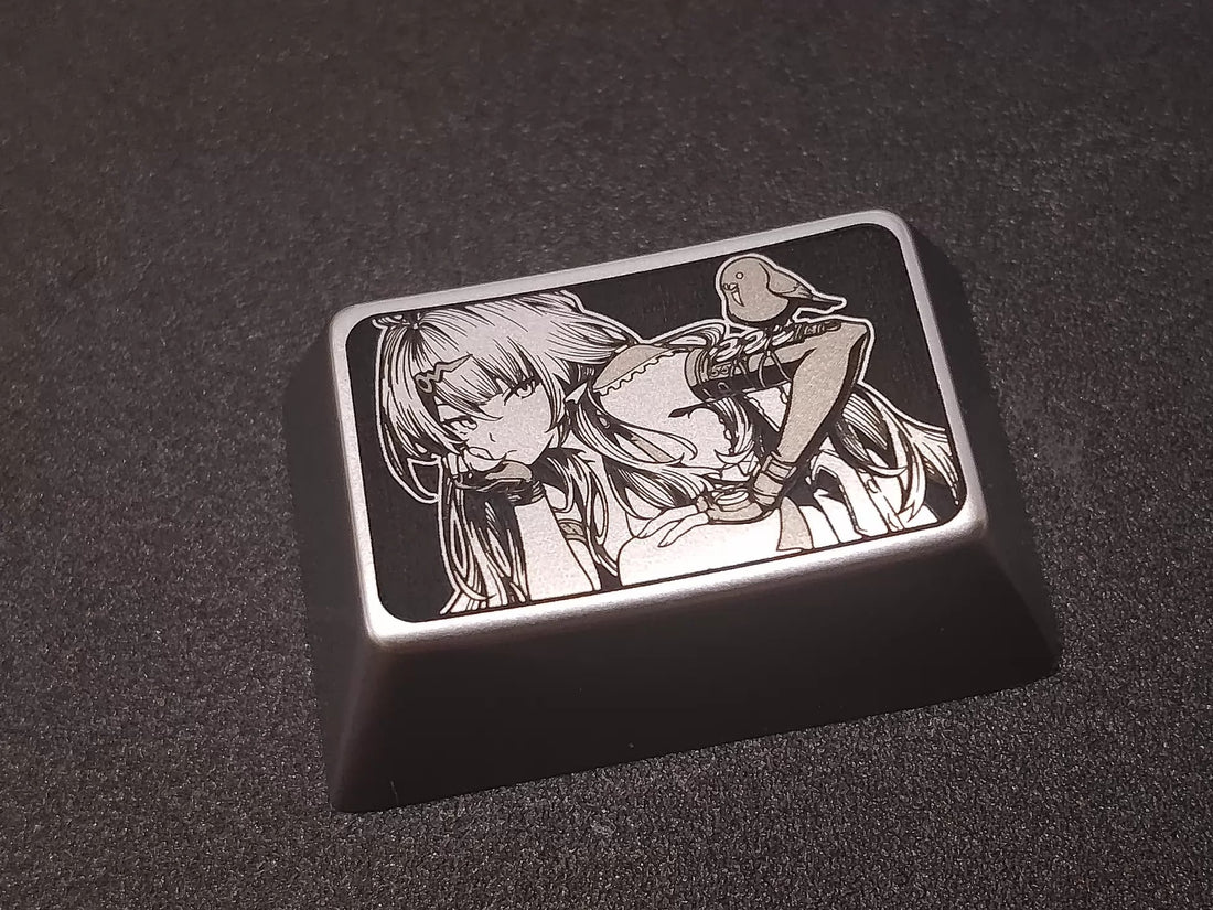 Zenless Zone Zero, 1.5U zinc alloy, metal personalized keycaps, anime, gaming, cultural and creative mechanical keyboard decorative keycaps