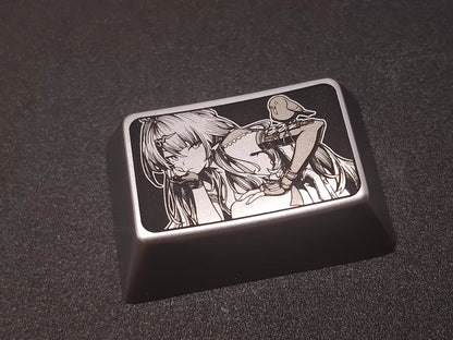 Zenless Zone Zero, 1.5U zinc alloy, metal personalized keycaps, anime, gaming, cultural and creative mechanical keyboard decorative keycaps