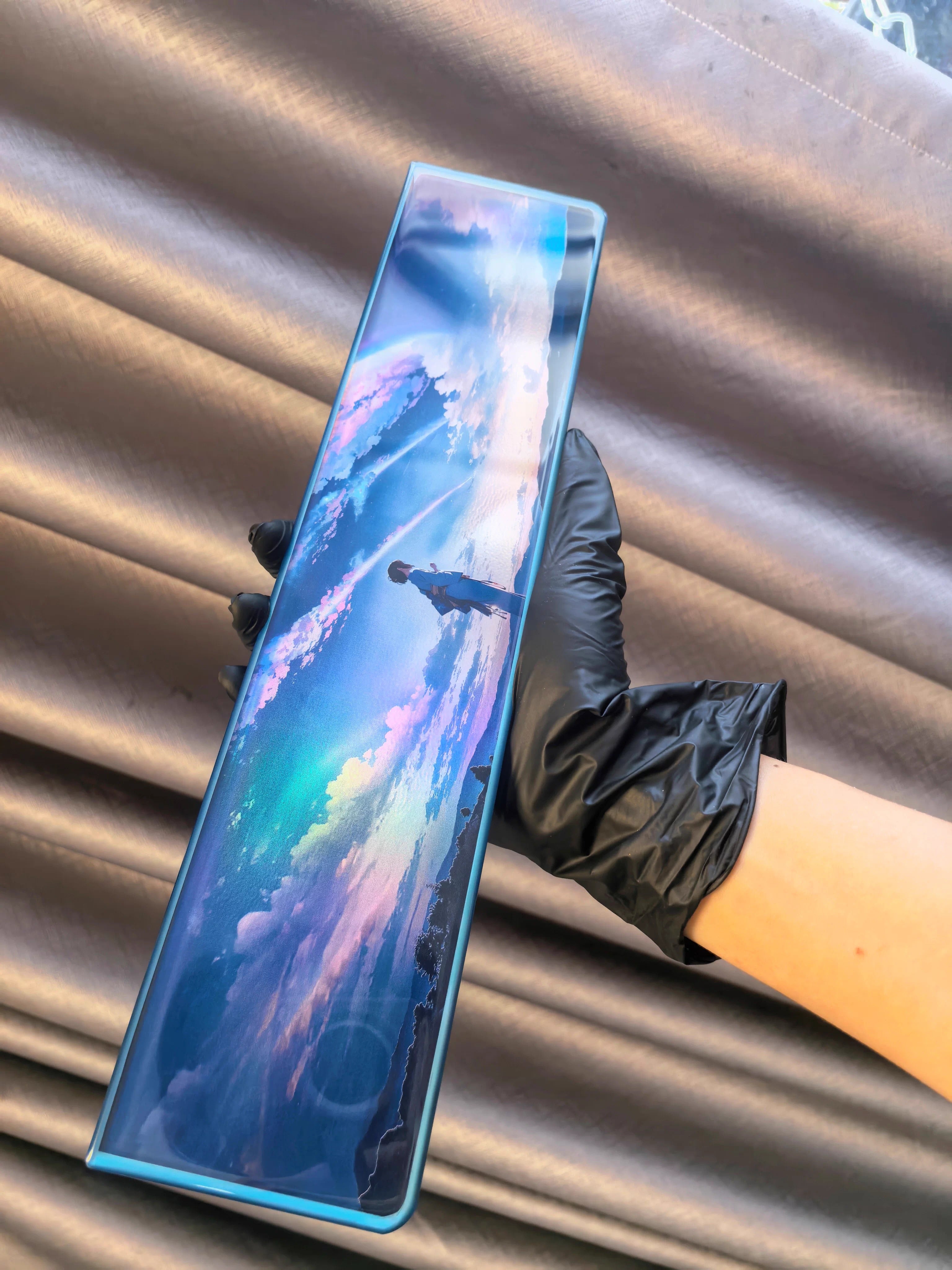 Weathering With You theme, dazzling design mechanical keyboard hand support Palm Rest, Keyboard Peripheral Accessories