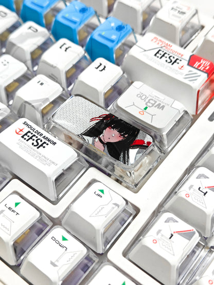 Wuthering Waves Theme Series PC Material resin personalized keycaps, anime and game cultural creative keycaps, mechanical keyboard return decorative keycaps